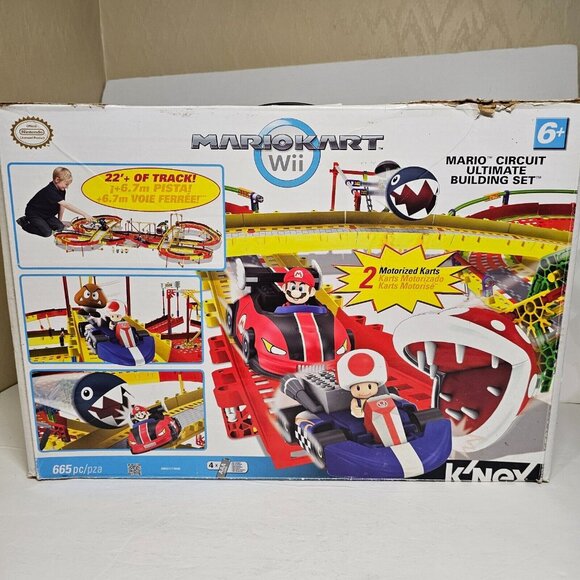 K'nex Mario Kart Wii Mario Circuit Ultimate Building Set Incomplete - Picture 1 of 7